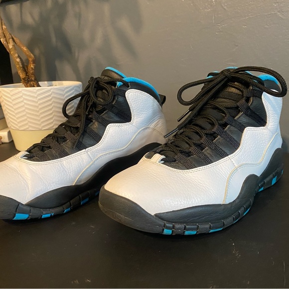 Jordan Retro 10 X Powder Blue size 9.5 - Picture 5 of 12